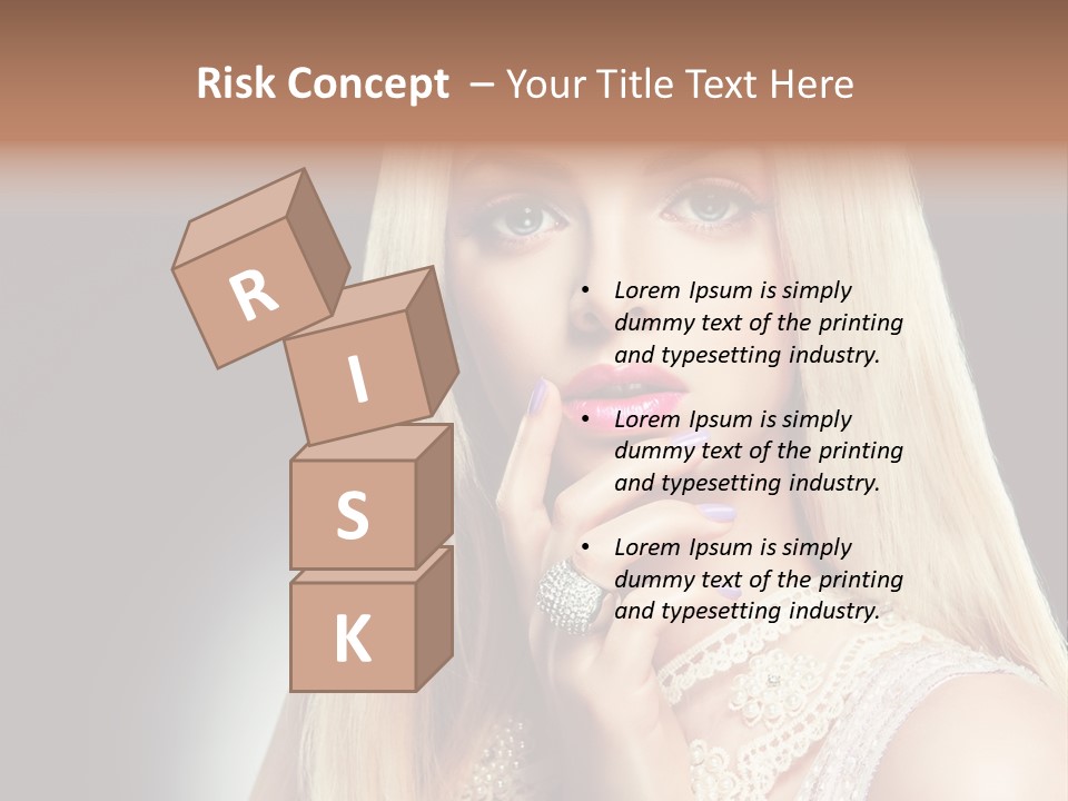 Hands Sensual Eyes PowerPoint Template