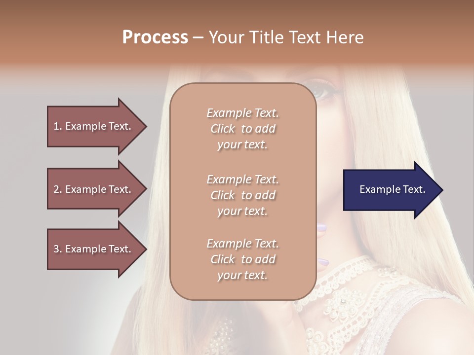 Hands Sensual Eyes PowerPoint Template