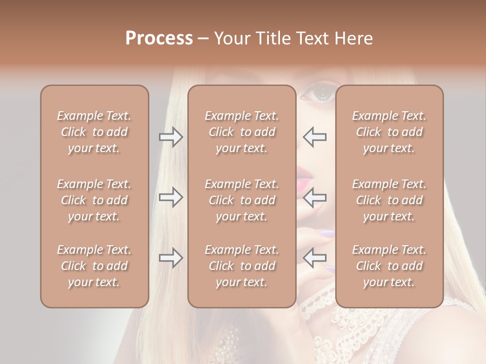 Hands Sensual Eyes PowerPoint Template