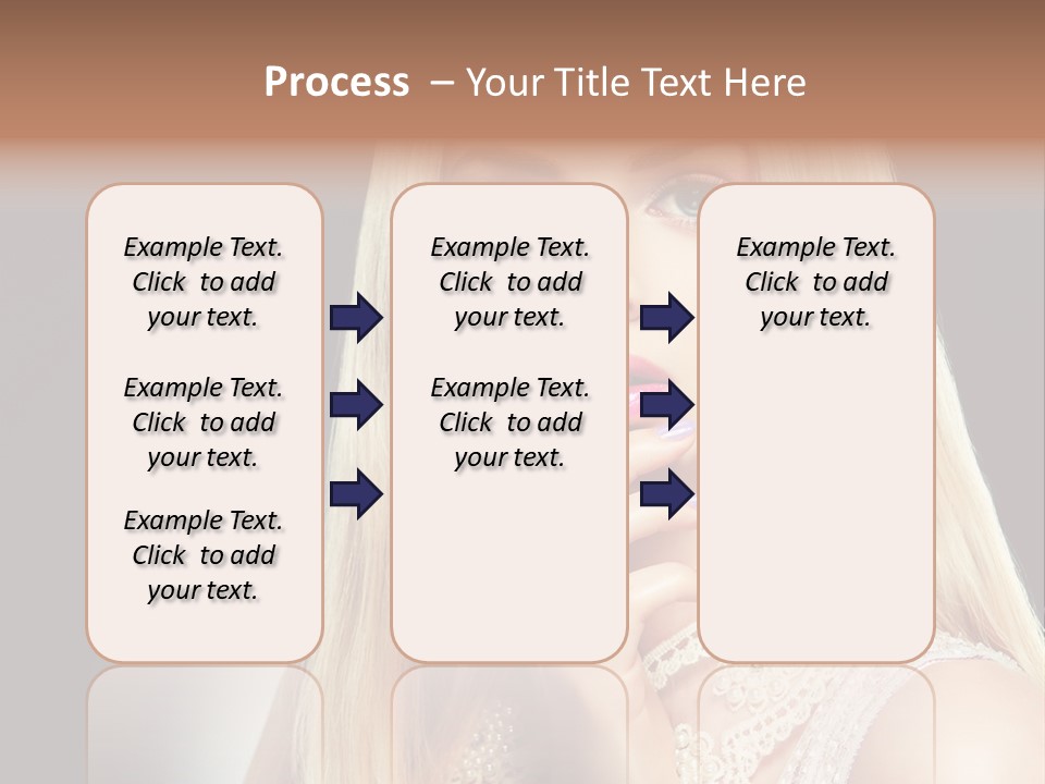 Hands Sensual Eyes PowerPoint Template