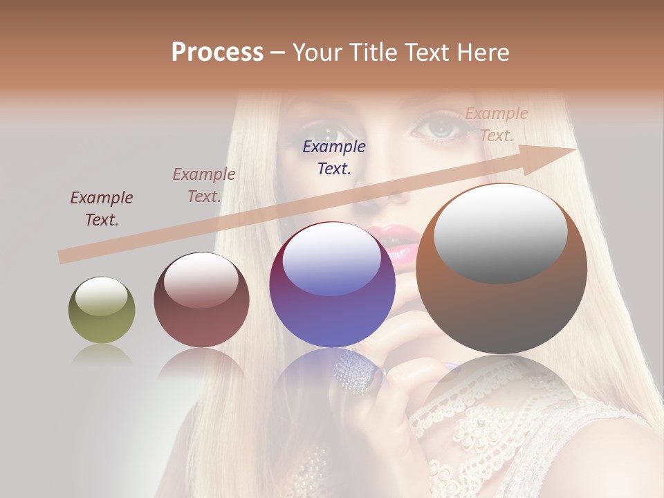 Hands Sensual Eyes PowerPoint Template