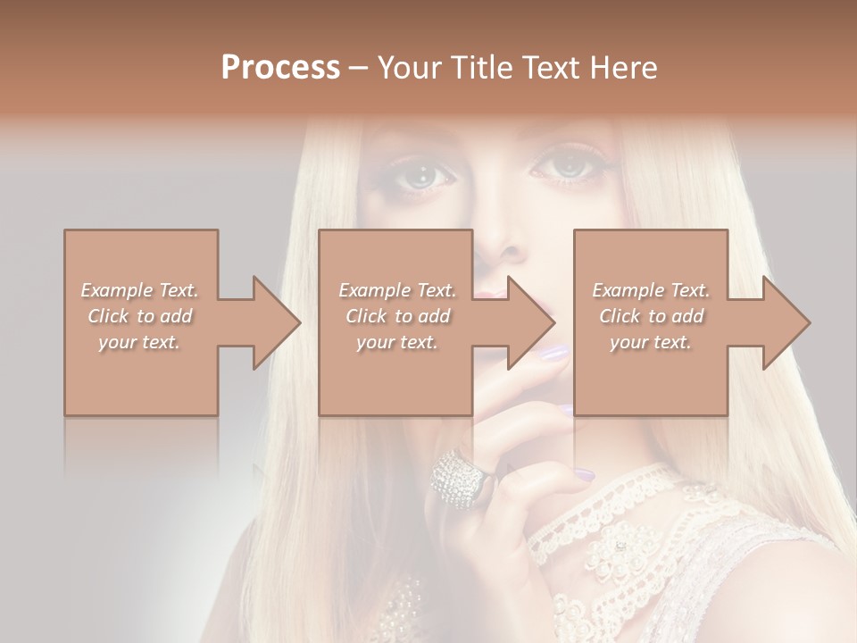 Hands Sensual Eyes PowerPoint Template