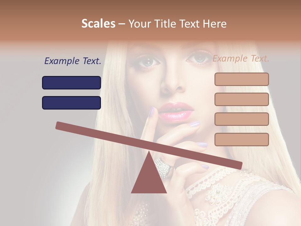 Hands Sensual Eyes PowerPoint Template