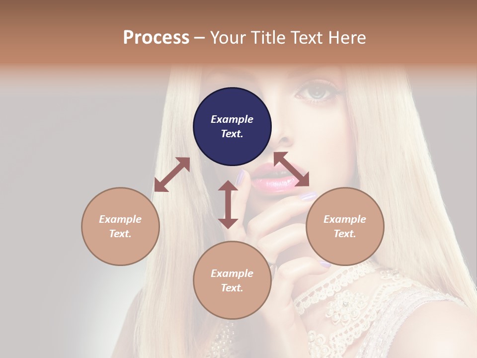 Hands Sensual Eyes PowerPoint Template