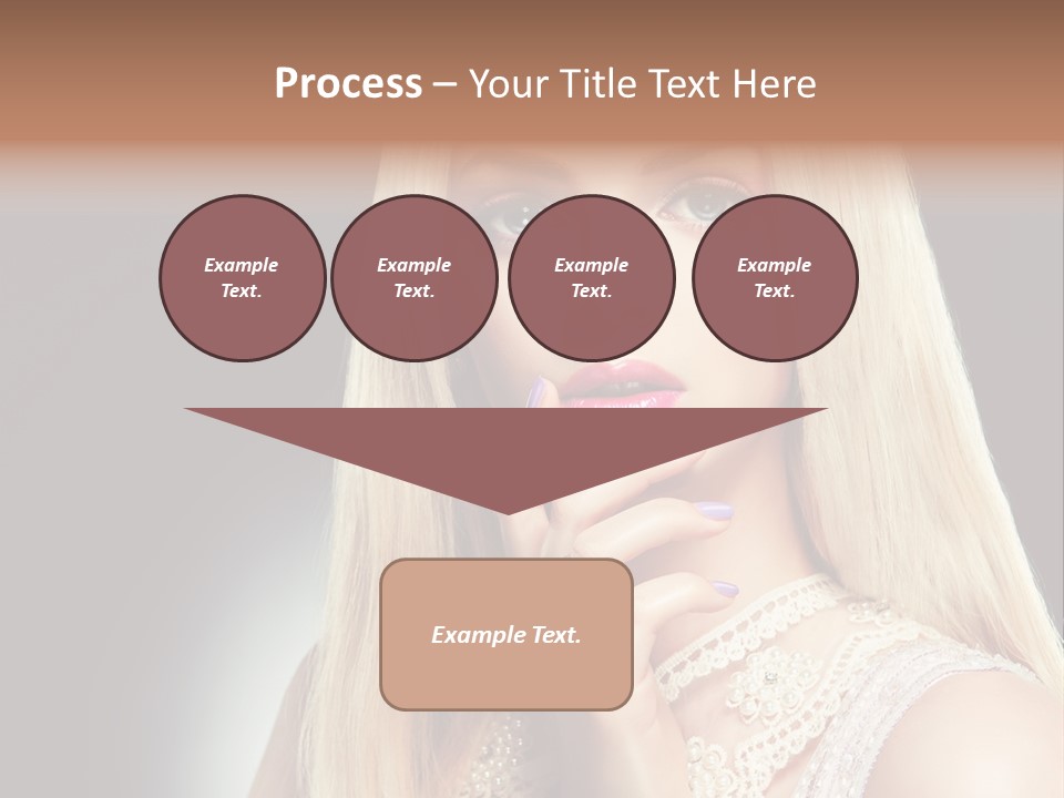 Hands Sensual Eyes PowerPoint Template