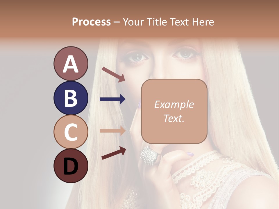 Hands Sensual Eyes PowerPoint Template