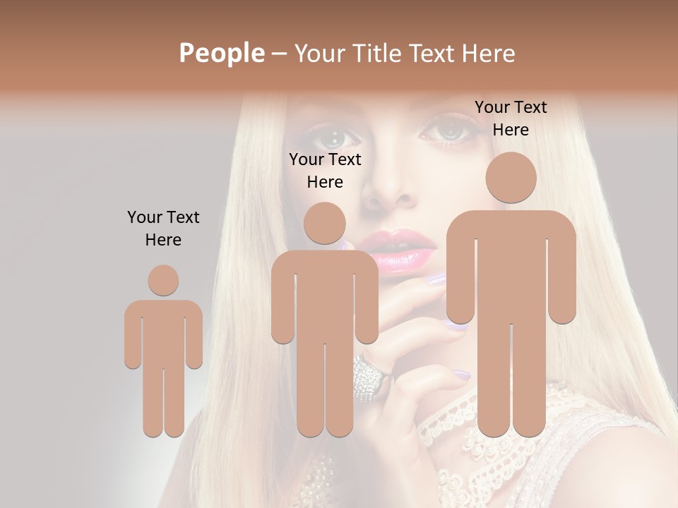 Hands Sensual Eyes PowerPoint Template