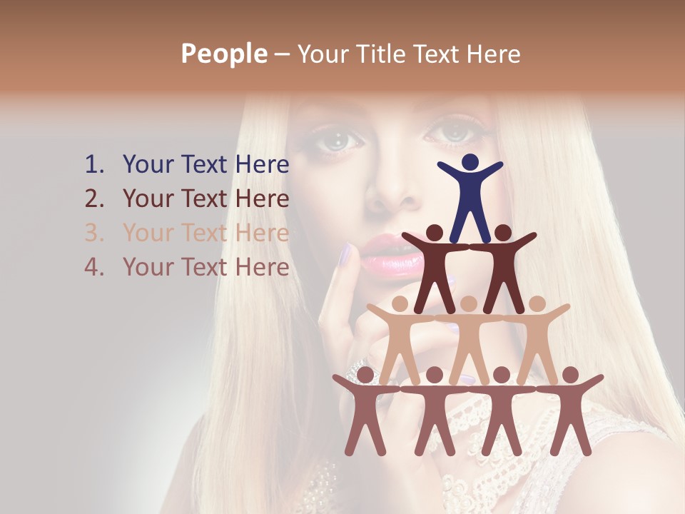 Hands Sensual Eyes PowerPoint Template