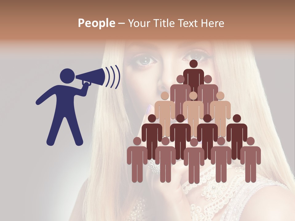 Hands Sensual Eyes PowerPoint Template