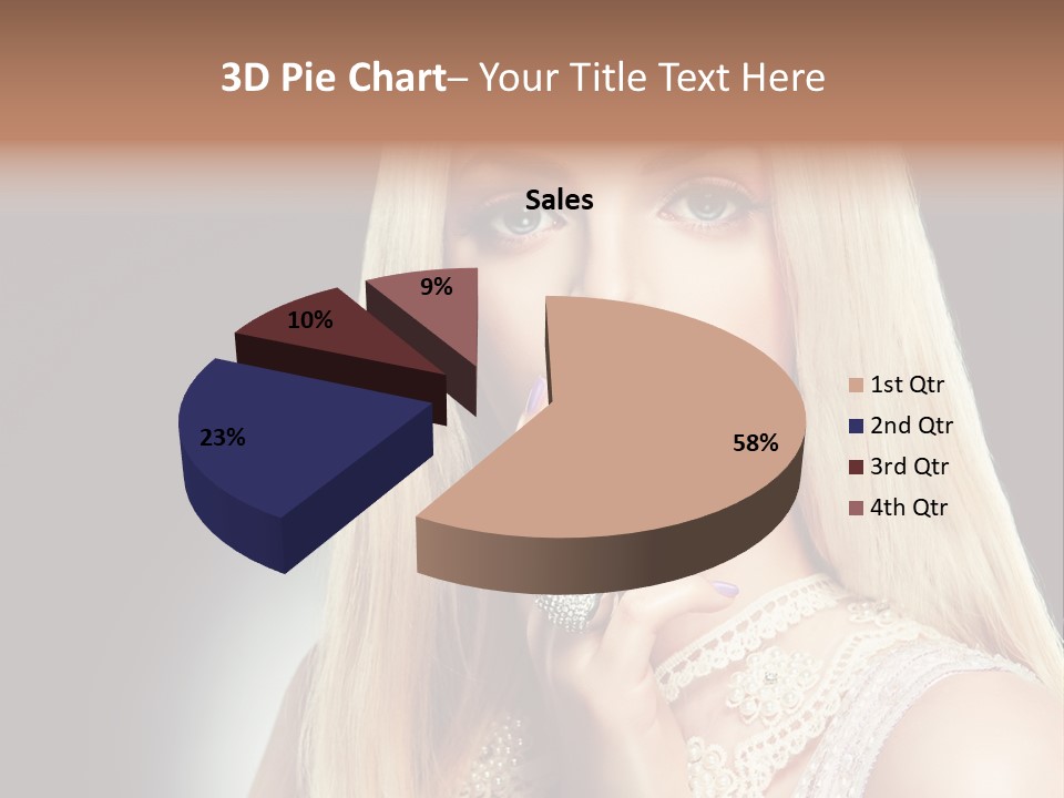Hands Sensual Eyes PowerPoint Template