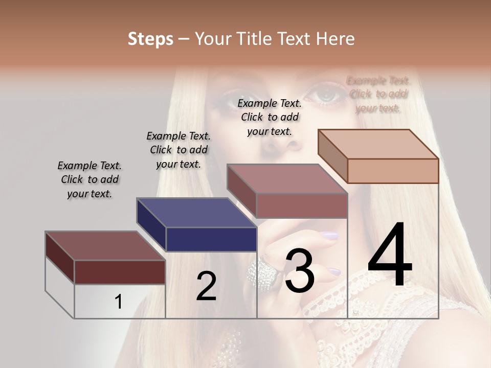 Hands Sensual Eyes PowerPoint Template