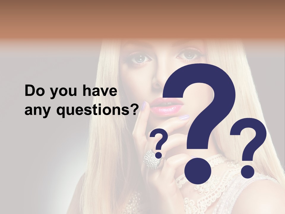 Hands Sensual Eyes PowerPoint Template