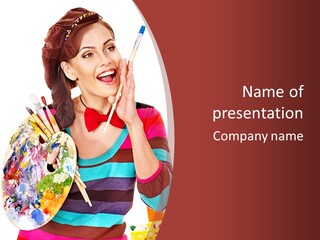 Artistic Work Art PowerPoint Template