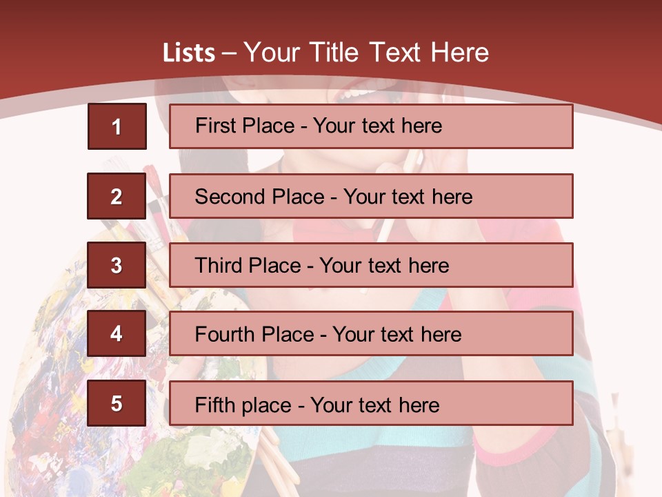 Artistic Work Art PowerPoint Template
