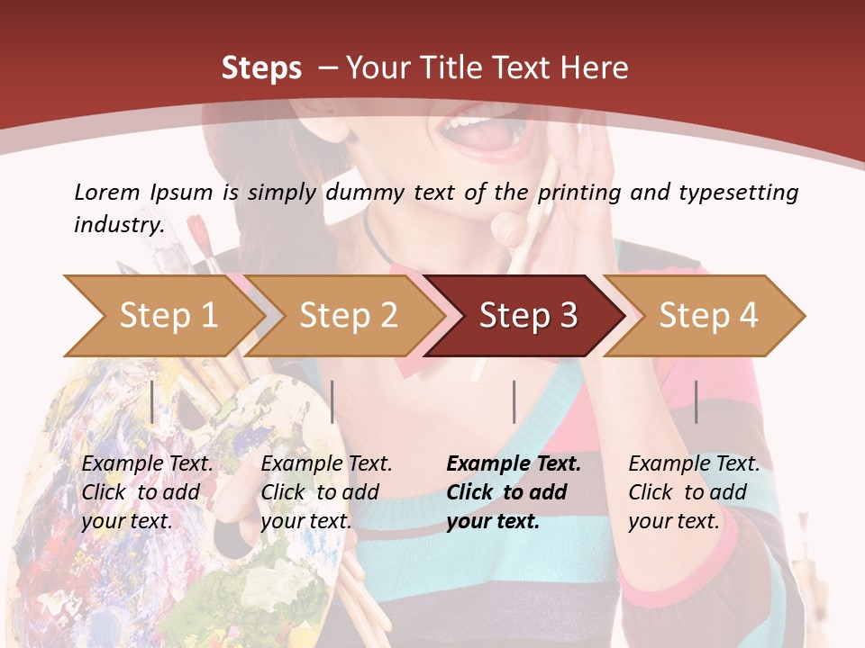 Artistic Work Art PowerPoint Template