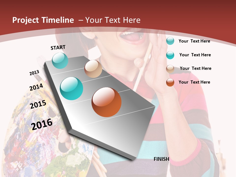 Artistic Work Art PowerPoint Template