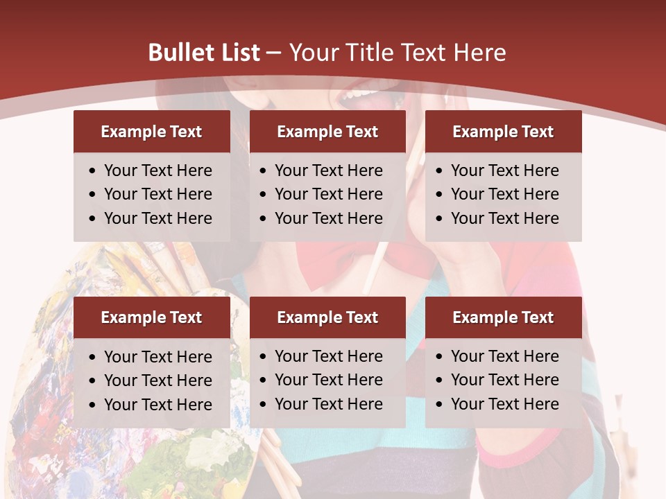 Artistic Work Art PowerPoint Template