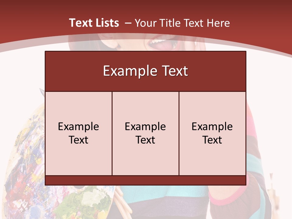 Artistic Work Art PowerPoint Template