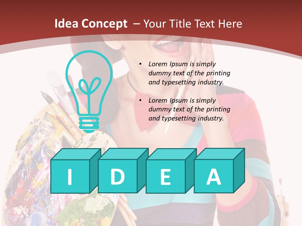 Artistic Work Art PowerPoint Template