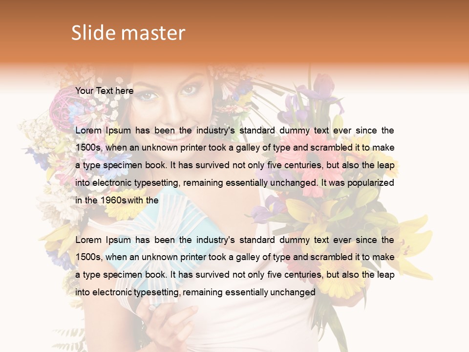 Face Eyelashes Health PowerPoint Template