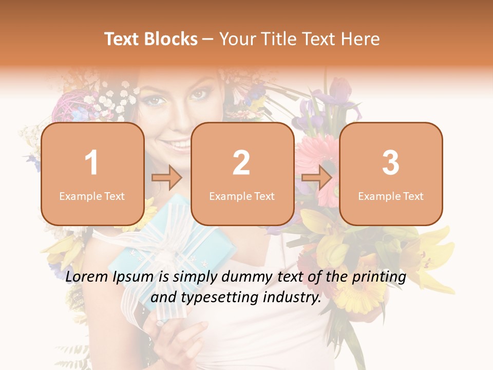 Face Eyelashes Health PowerPoint Template