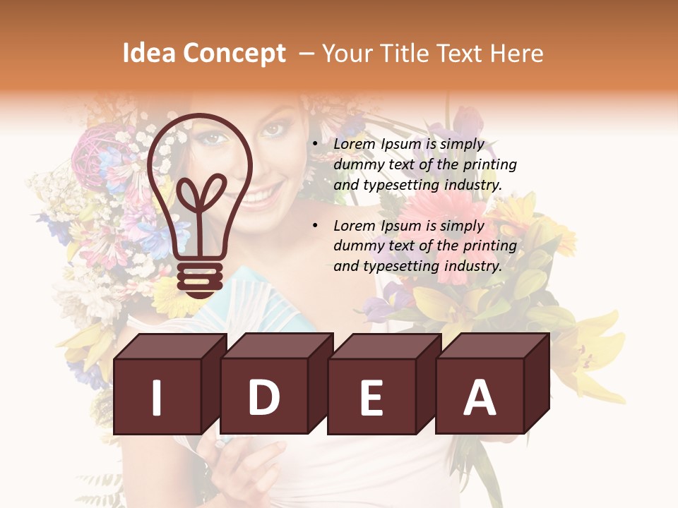 Face Eyelashes Health PowerPoint Template