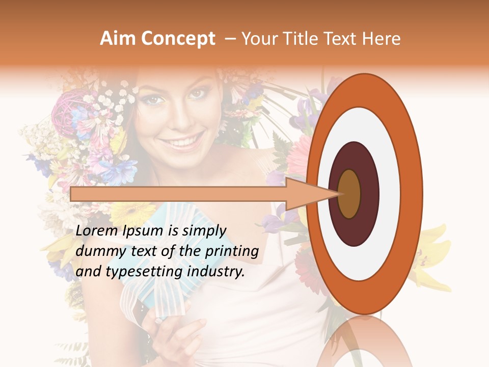 Face Eyelashes Health PowerPoint Template