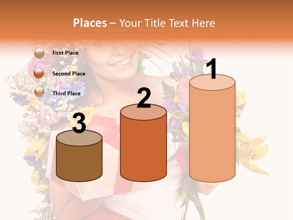 Portrait Face Lily PowerPoint Template