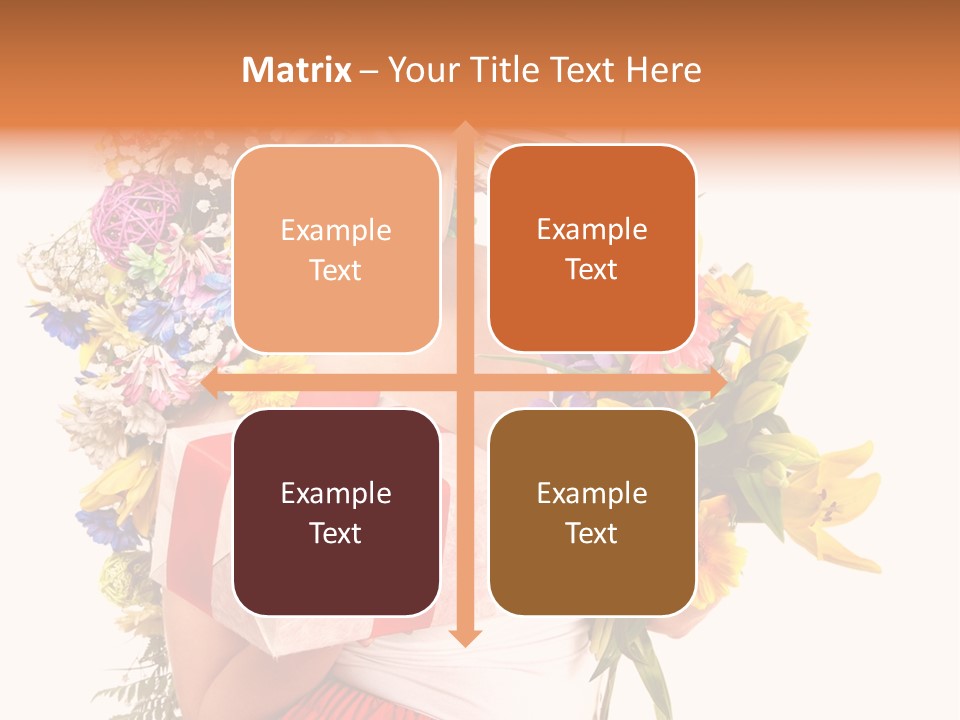 Portrait Face Lily PowerPoint Template