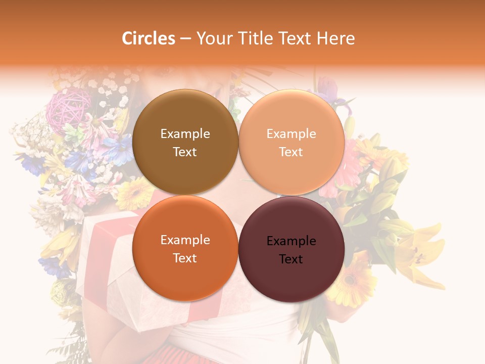 Portrait Face Lily PowerPoint Template