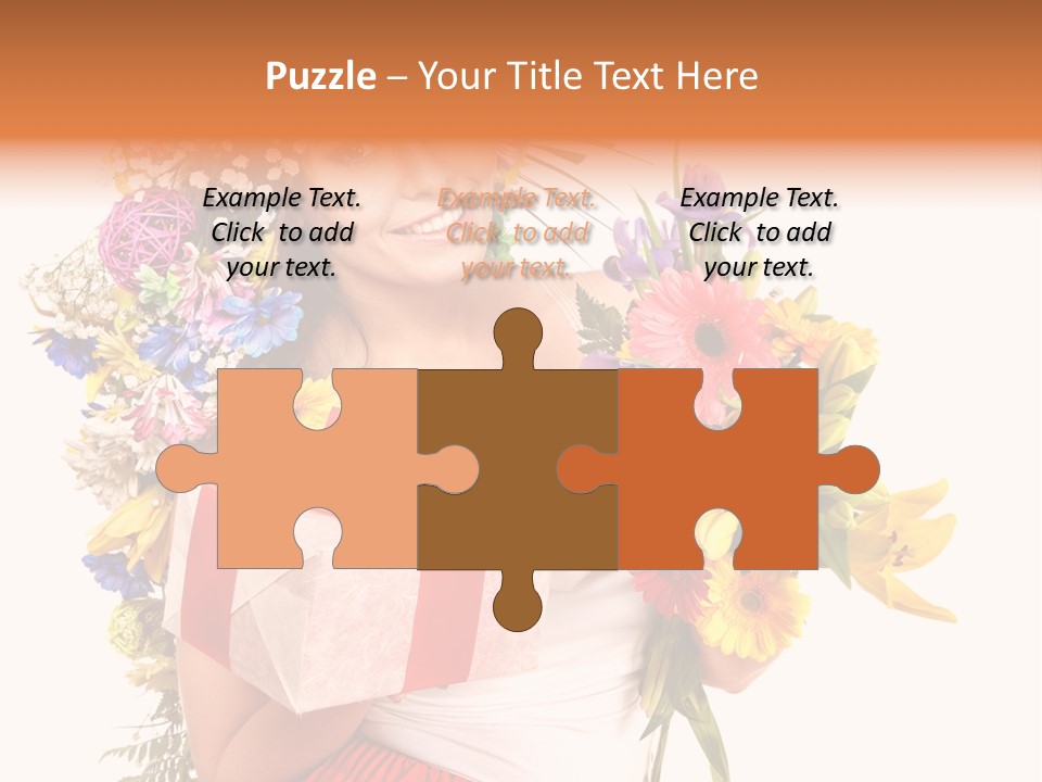 Portrait Face Lily PowerPoint Template