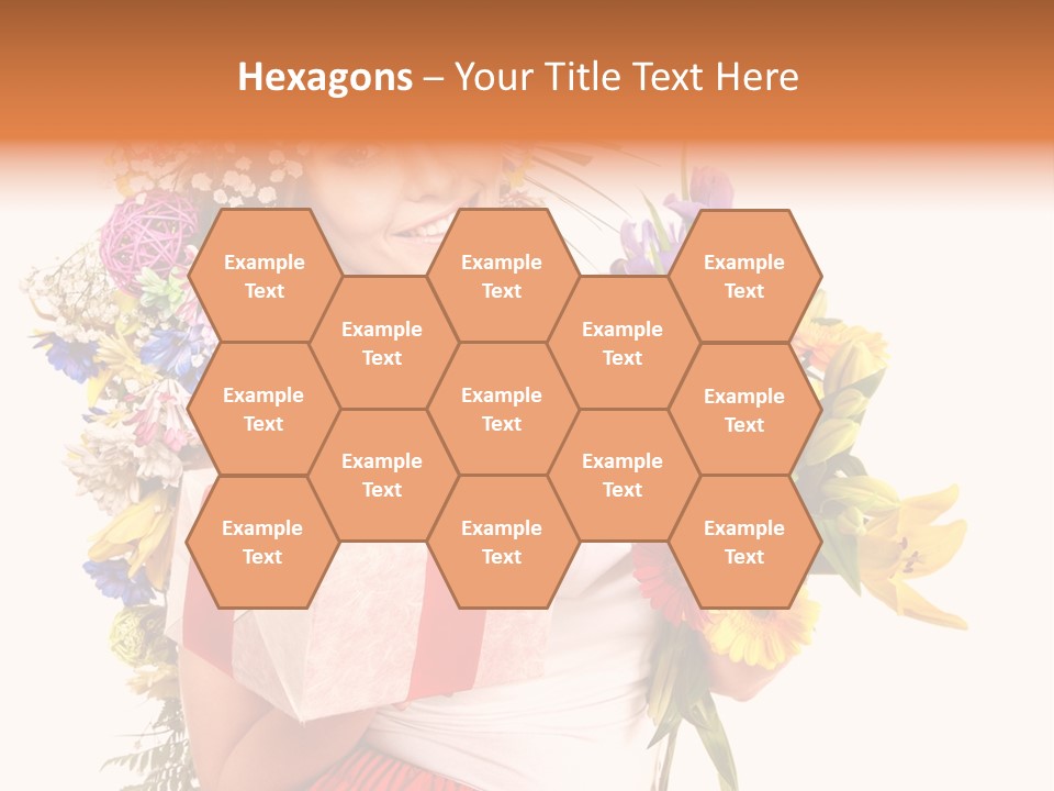 Portrait Face Lily PowerPoint Template