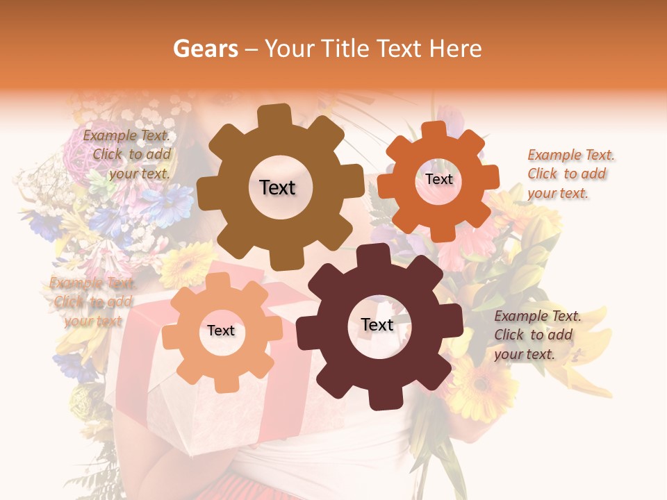 Portrait Face Lily PowerPoint Template