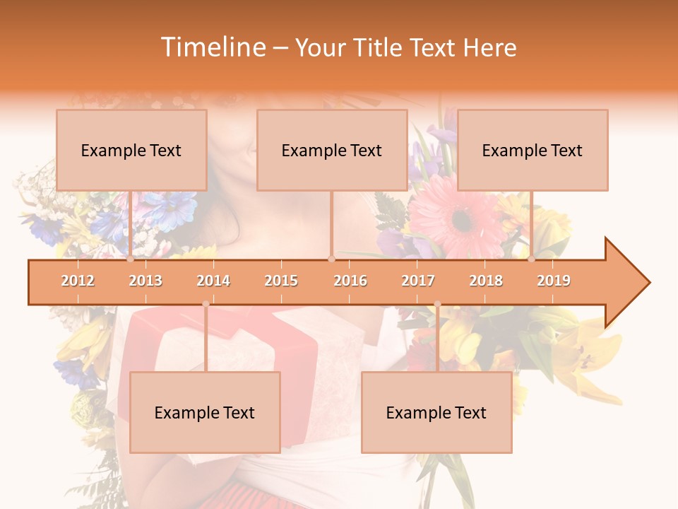 Portrait Face Lily PowerPoint Template