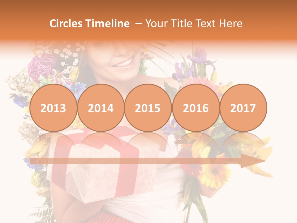 Portrait Face Lily PowerPoint Template