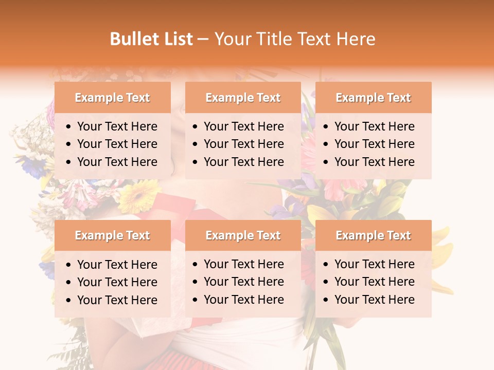 Portrait Face Lily PowerPoint Template