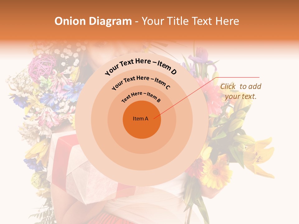 Portrait Face Lily PowerPoint Template