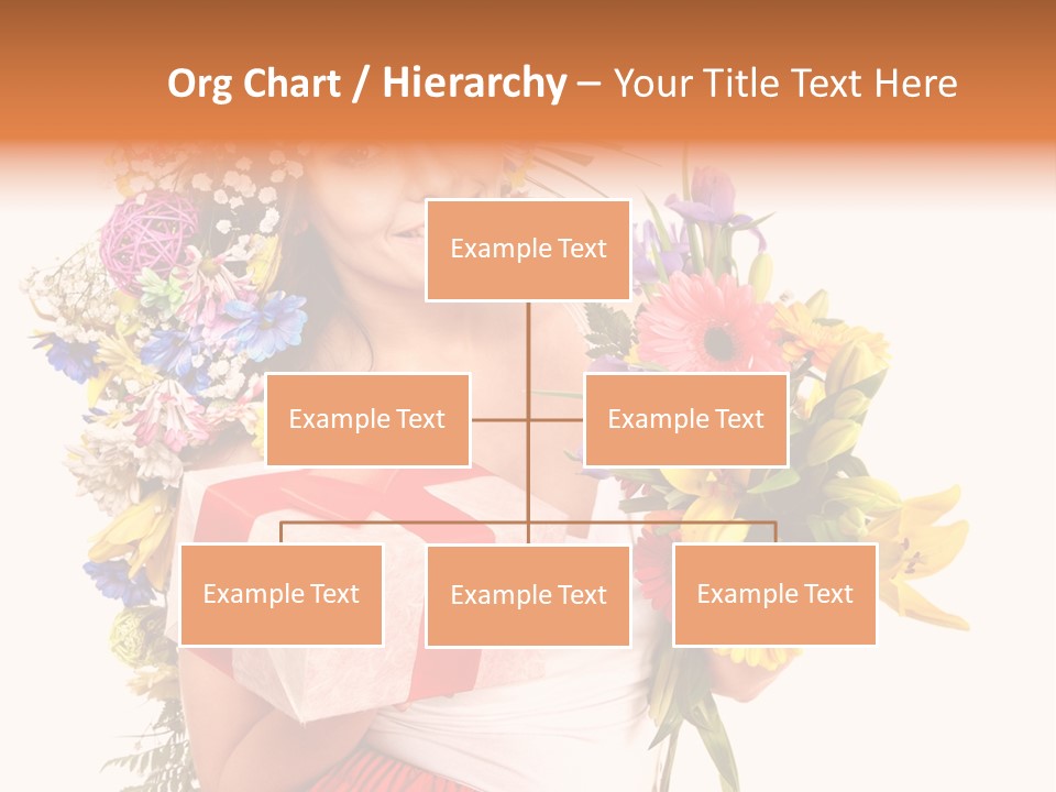 Portrait Face Lily PowerPoint Template