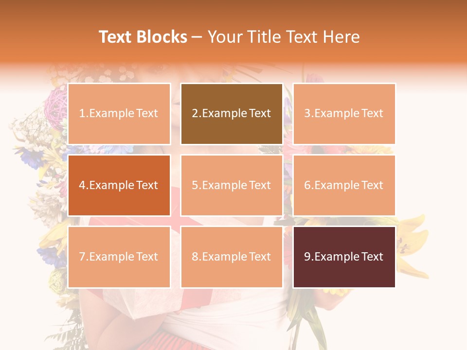 Portrait Face Lily PowerPoint Template