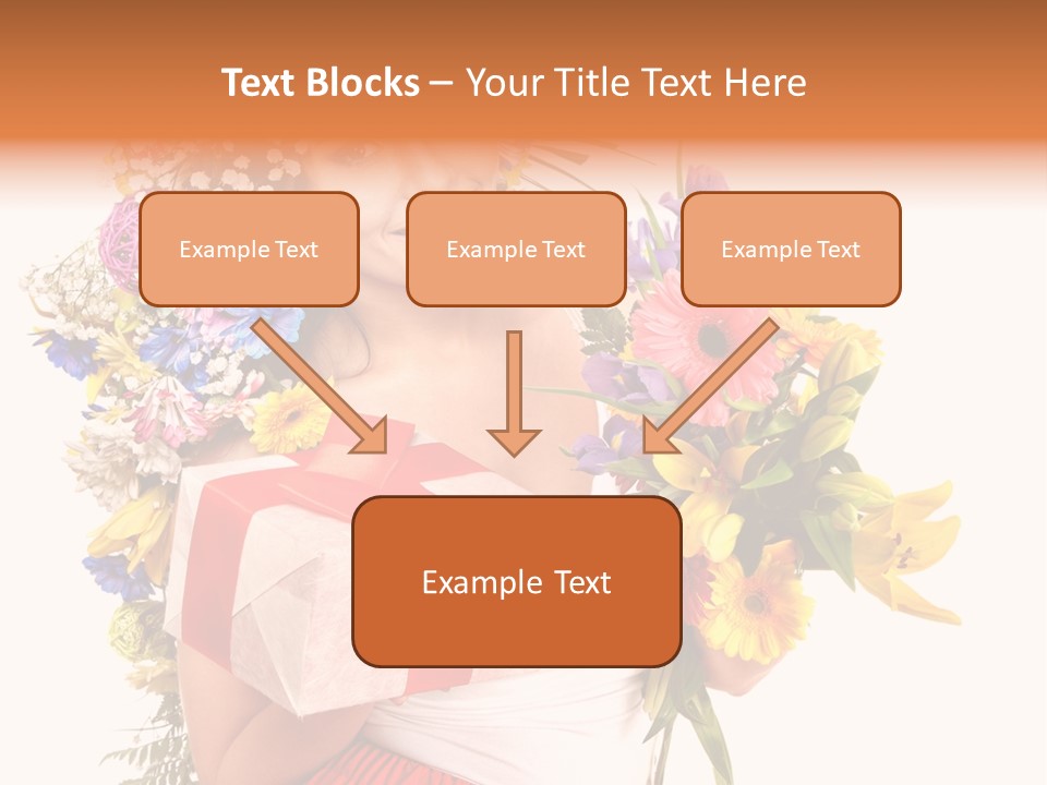 Portrait Face Lily PowerPoint Template