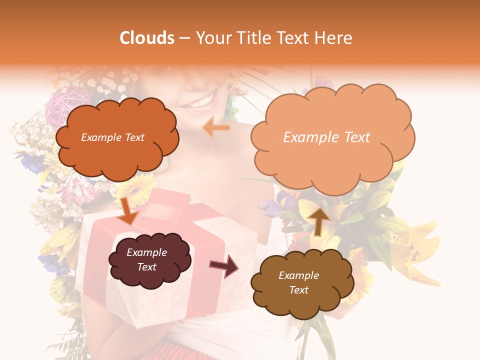 Portrait Face Lily PowerPoint Template