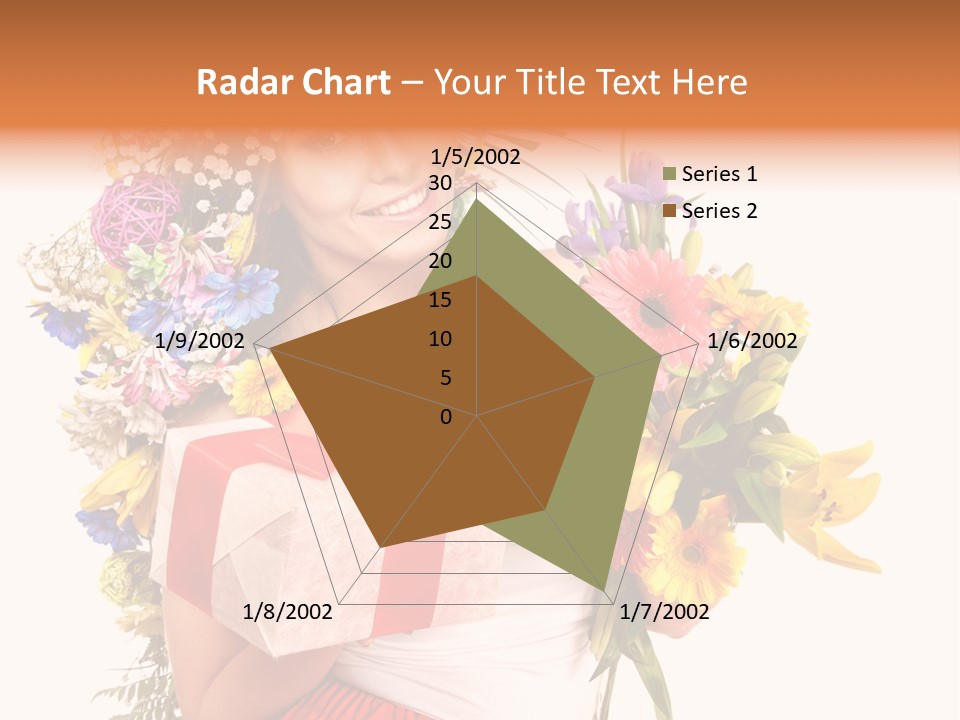 Portrait Face Lily PowerPoint Template