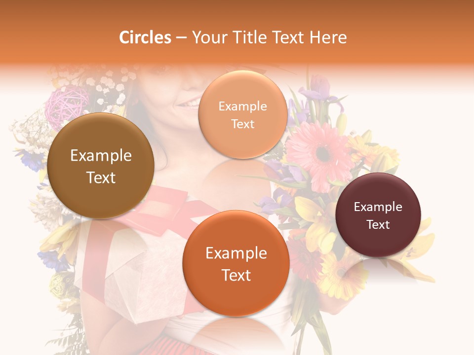 Portrait Face Lily PowerPoint Template