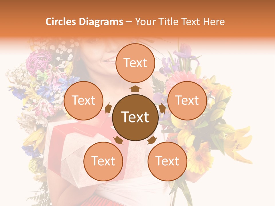 Portrait Face Lily PowerPoint Template