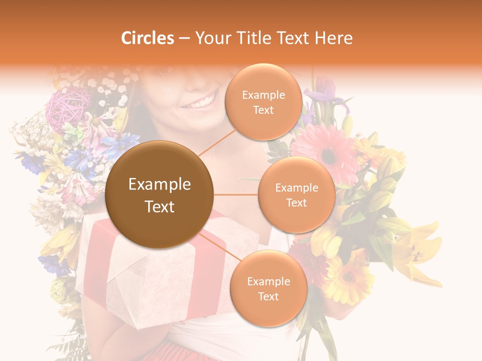 Portrait Face Lily PowerPoint Template