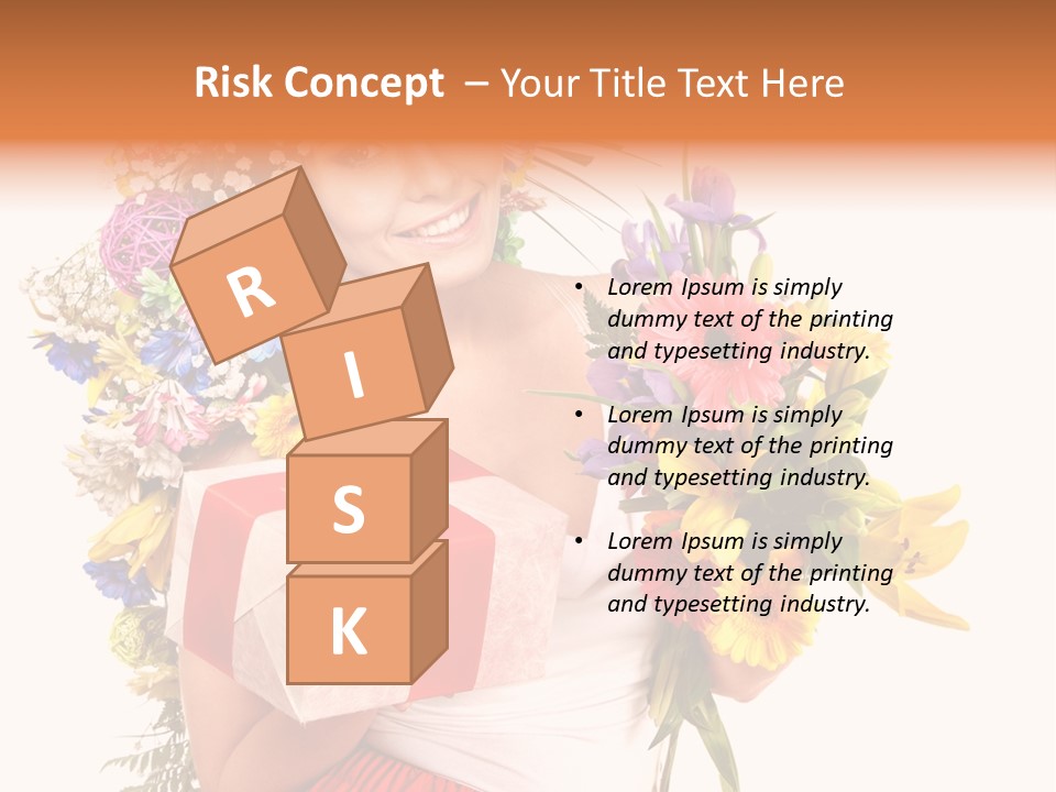 Portrait Face Lily PowerPoint Template