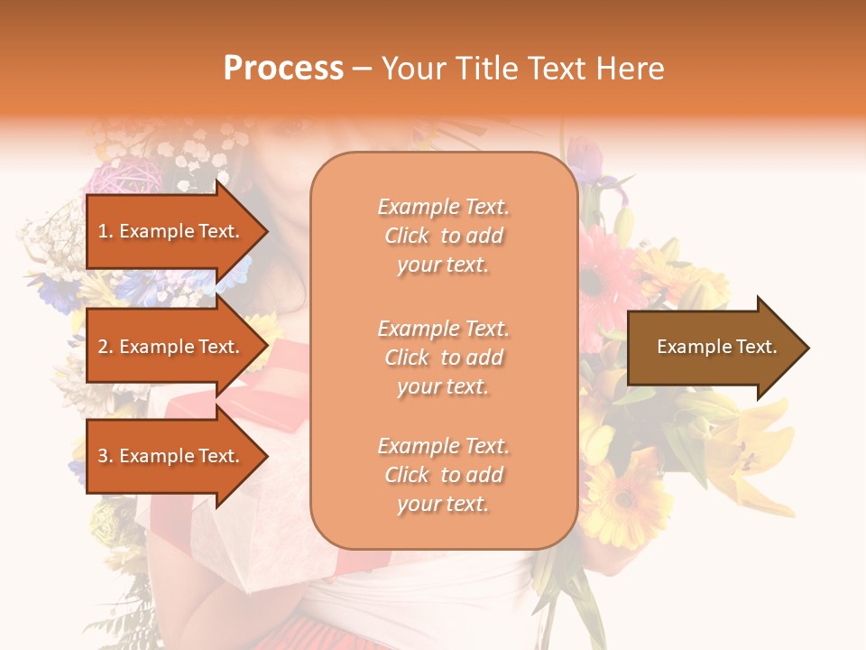 Portrait Face Lily PowerPoint Template