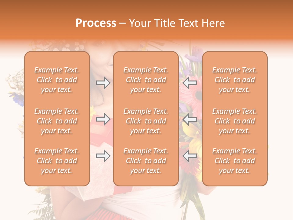 Portrait Face Lily PowerPoint Template
