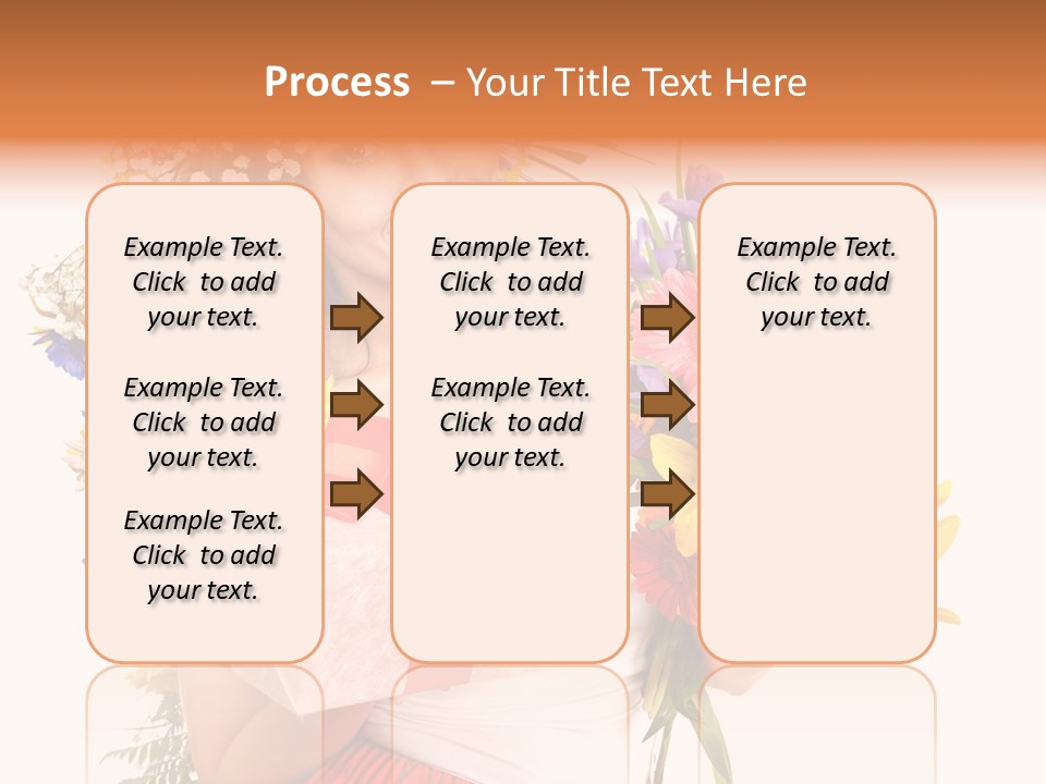 Portrait Face Lily PowerPoint Template