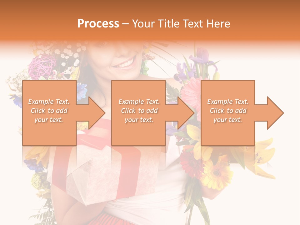 Portrait Face Lily PowerPoint Template